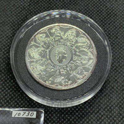 2021年 (新品) イギリス「クィーンズ ビースト・コンプリーター」純銀 2オンス 銀貨 #10730