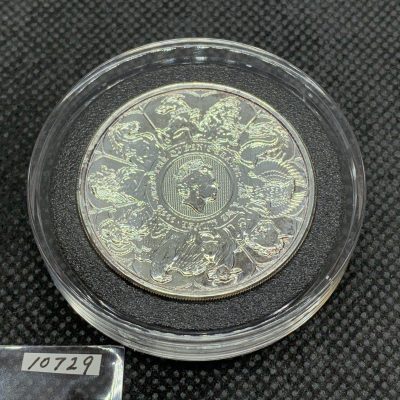 2021年 (新品) イギリス「クィーンズ ビースト・コンプリーター」純銀 2オンス 銀貨 #10729