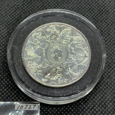 2021年 (新品) イギリス「クィーンズ ビースト・コンプリーター」純銀 2オンス 銀貨 #10727