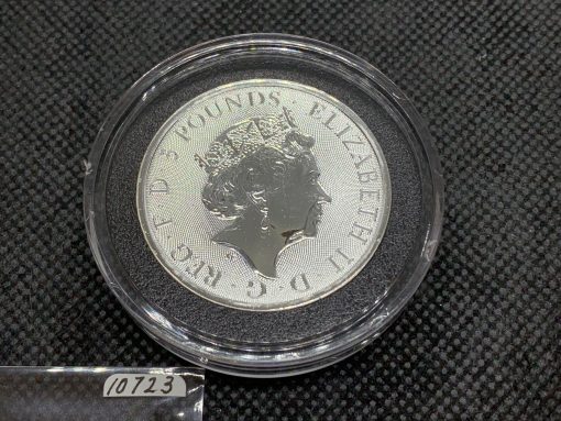 2021 (New) Great Britain Queens Beast Completer £5 Silver 2 oz Coin #10723 - Image 2