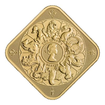 (新品) イギリス「クィーンズ ビースト・コンプリーター」純金 1オンス  バー