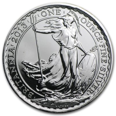 2013年 (新品) イギリス「ブリタニア」純銀 1オンス 銀貨 (干支 十二支・巳年 蛇年の秘密マーク入り)