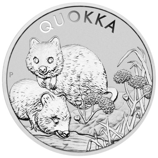 2022年 (新品) オーストラリア「クオッカ」純銀 1オンス 銀貨