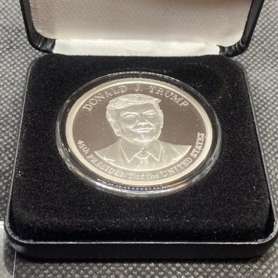 (新品) アメリカ「ドナルド・J・トランプ大統領」純銀 1オンス プルーフ メダル #8300