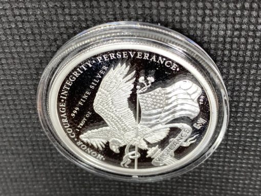 (New)「President Donald J. Trump」Silver 1 oz Proof Round #5791 - Image 6