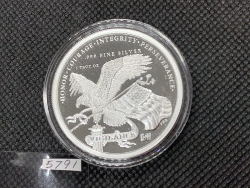 (New)「President Donald J. Trump」Silver 1 oz Proof Round #5791 - Image 4