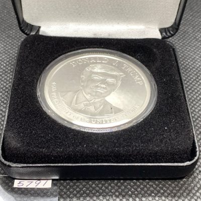 (New)「President Donald J. Trump」Silver 1 oz Proof Round #5791