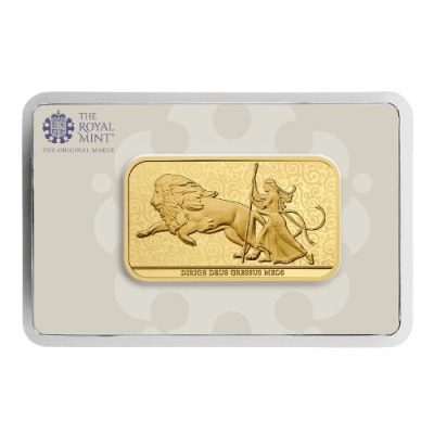 2025年 (新品) イギリス「ウナとライオン」純金 1オンス バー