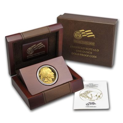 2009年 (新品) アメリカ「バッファロー」純金 1オンス プルーフ 金貨