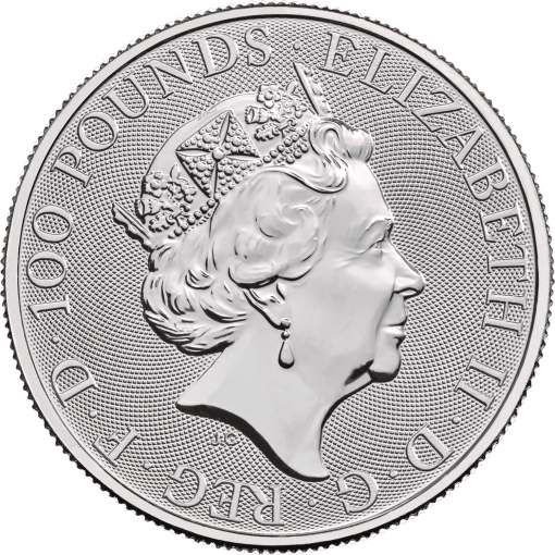 2020 (New) Great Britain Queen's Beasts The Falcon Platinum 1 oz Coin - Image 2