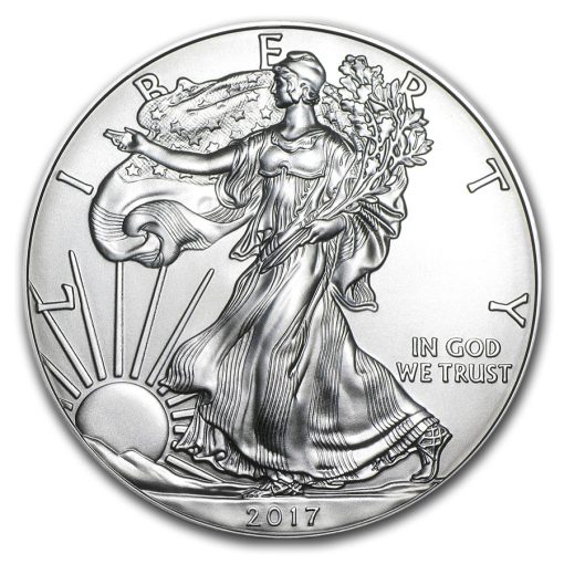 2017年 (新品) アメリカ「イーグル・ウオーキング リバティ」純銀 1オンス 銀貨 NGC MS70 - 画像 (2)
