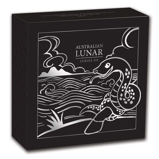 2025年 (新品) オーストラリア「干支 十二支・巳年 蛇年」純銀 5オンス ハイリリーフ プルーフ 銀貨 - 画像 (5)