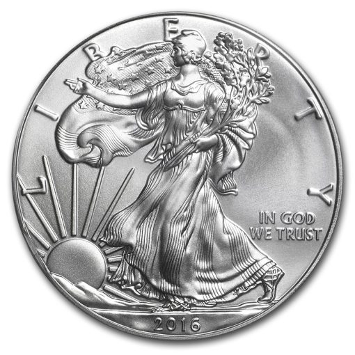 2016年 (新品) アメリカ「イーグル・ウオーキング リバティ」純銀 1オンス 銀貨 PCGS MS70 (ランダムラベル) - 画像 (2)