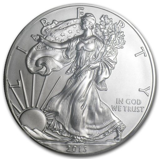 2013 (New) American Eagle Walking Liberty Silver 1 oz Coin NGC MS70 (Random Label) - Image 2