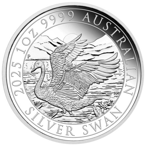 2025 (New) Australian Swan Perth Money Expo ANDA Special Silver 1 oz Proof Coin - Image 2