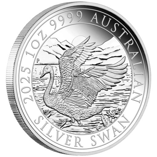 2025 (New) Australian Swan Perth Money Expo ANDA Special Silver 1 oz Proof Coin - Image 4