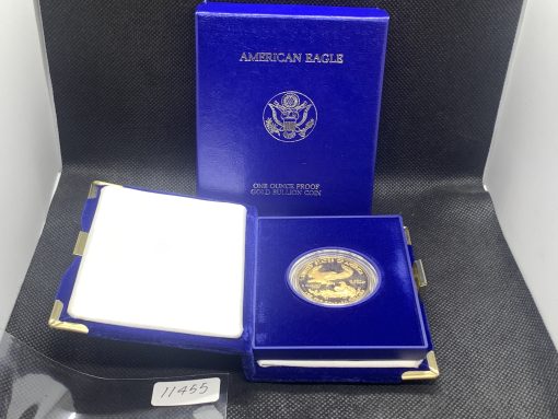 1986 (New) American Eagle Walking Liberty Gold 1 oz proof Coin #11455 - Image 2