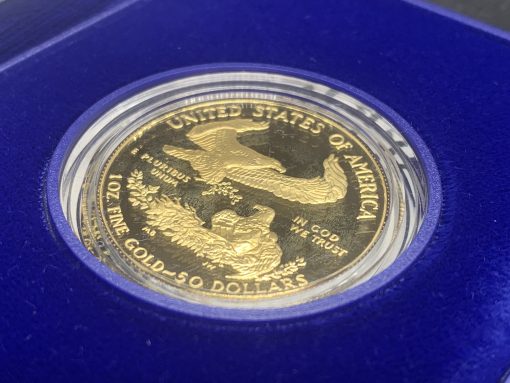 1986 (New) American Eagle Walking Liberty Gold 1 oz proof Coin #11455 - Image 9