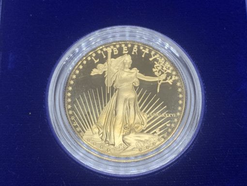 1986 (New) American Eagle Walking Liberty Gold 1 oz proof Coin #11455 - Image 11