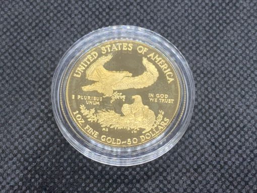1986 (New) American Eagle Walking Liberty Gold 1 oz proof Coin #11455 - Image 4