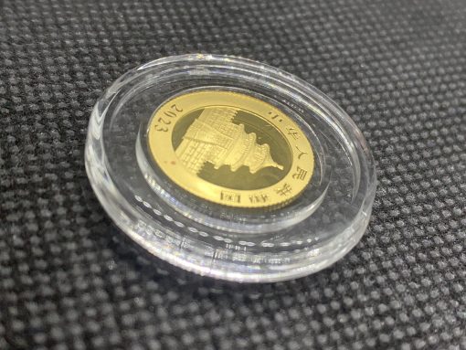 2023年 (新品) 中国「パンダ」純金 3グラム 金貨 #11457 - 画像 (4)