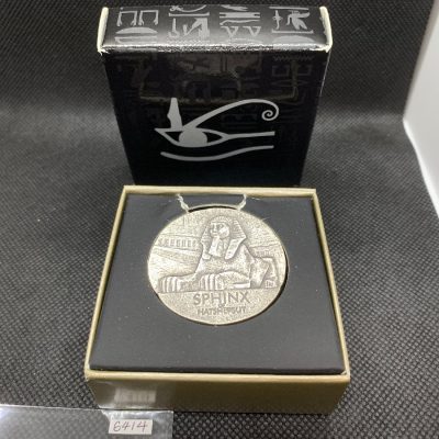 2019 (New) Sphinx of Hatshepsut Antique Proof Chad Africa 5 oz Silver Coin #6414