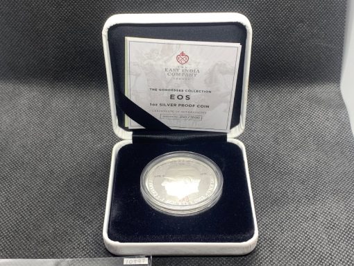2023 (New) St. Helena Goddess Eos and the Horses Silver 1 oz Proof Coin #10997 - Image 2