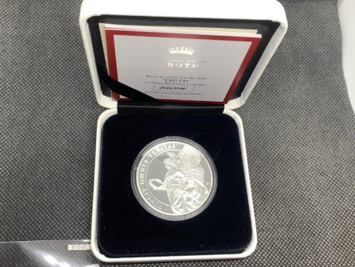 2021 (New) St Helena The Queen's Virtues Truth Silver 1 oz Proof Coin #5503
