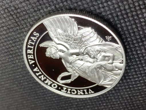 2021 (New) St Helena The Queen's Virtues Truth Silver 1 oz Proof Coin #5503 - Image 5
